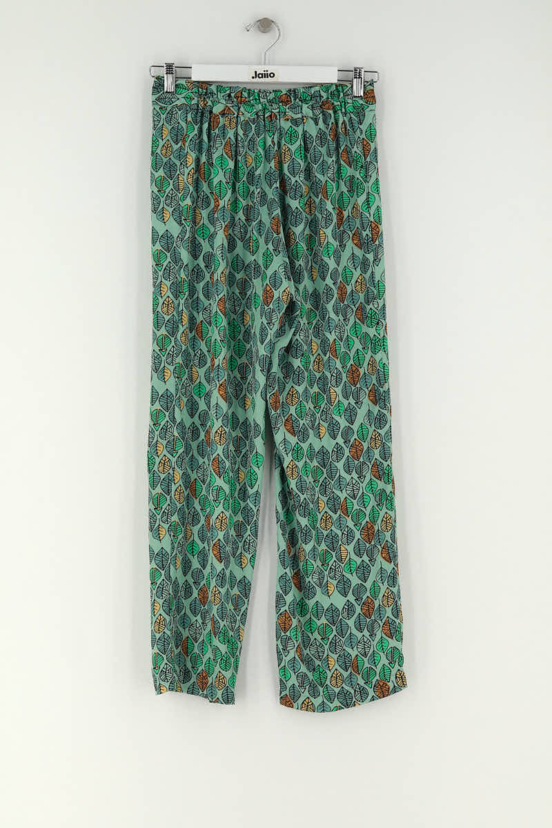 Pantalon droit Heimstone Vert en Polyester
