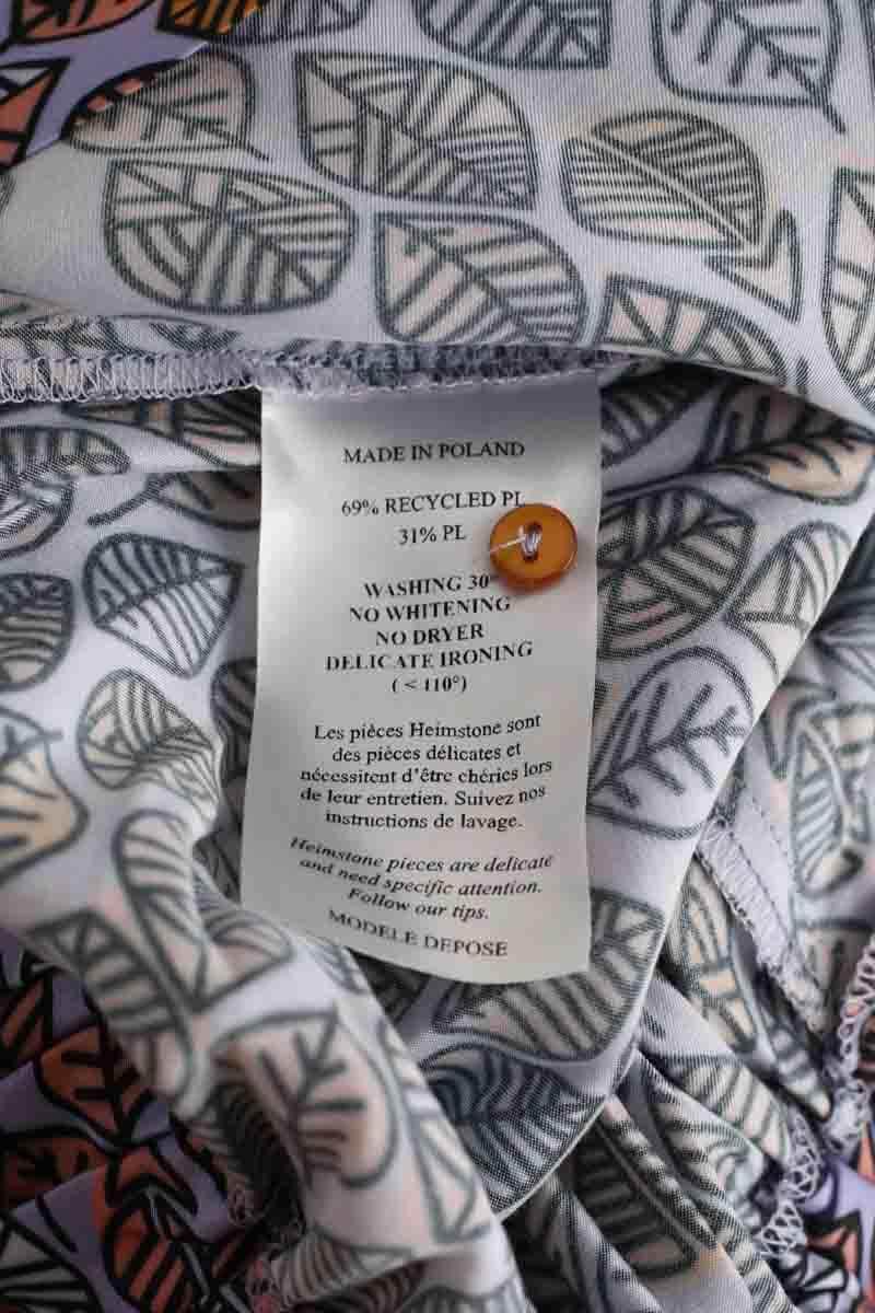 Pantalon droit Heimstone Violet en Polyester