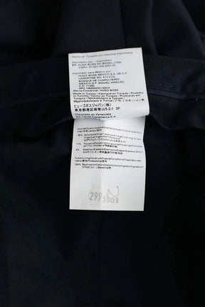 Pantalon droit Hugo Boss Bleu en Laine