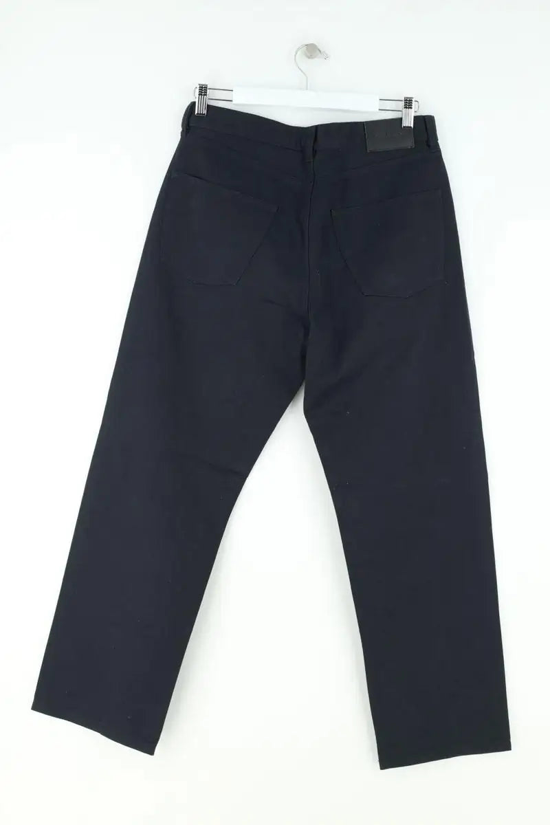 Pantalon droit Hugo Boss Marine en Coton