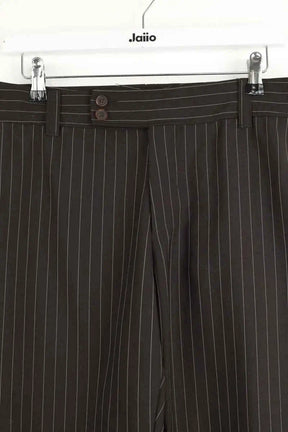Pantalon droit Hugo Boss Marron en Laine