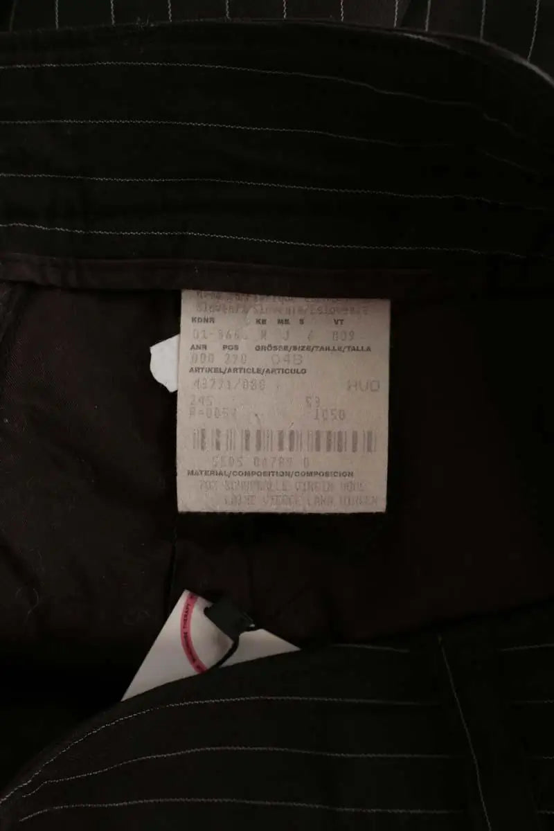 Pantalon droit Hugo Boss Marron en Laine