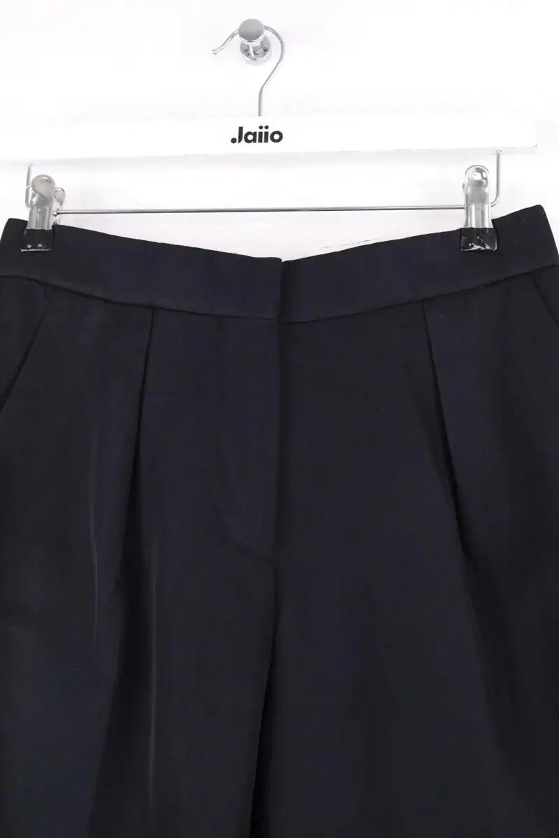 Pantalon droit Iro Violet Noir en Viscose