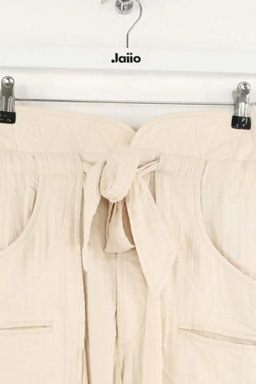 Pantalon droit Isabel Marant Beige en Viscose