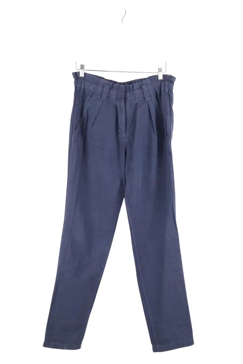 Pantalon droit Isabel Marant Étoile Bleu en Coton, taille XS - Seconde Main