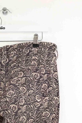 Pantalon droit Isabel Marant Étoile Noir en Coton