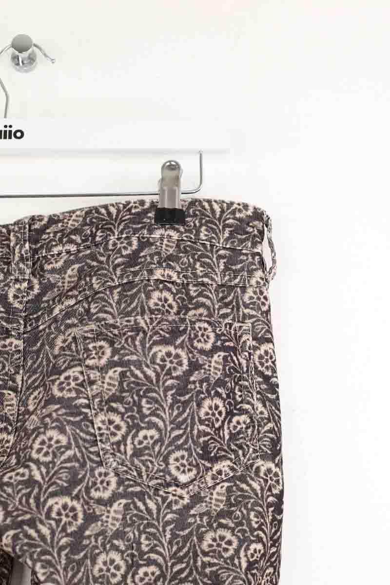 Pantalon droit Isabel Marant Étoile Noir en Coton
