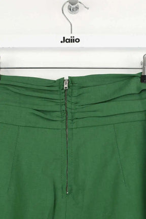 Pantalon droit Isabel Marant Kaki en Coton