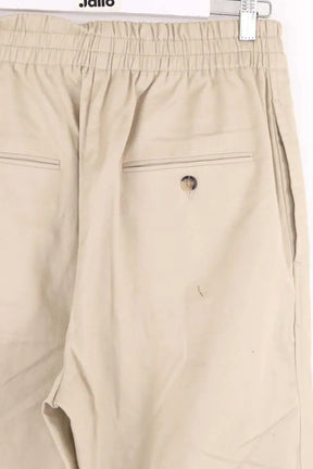 Pantalon droit Isabel Marant Nailo Kaki en Coton