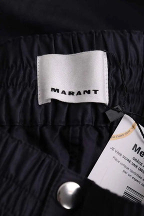 Pantalon droit Isabel Marant Violet en Synthétique