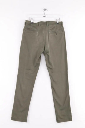 Pantalon droit J.Crew Kaki en Coton
