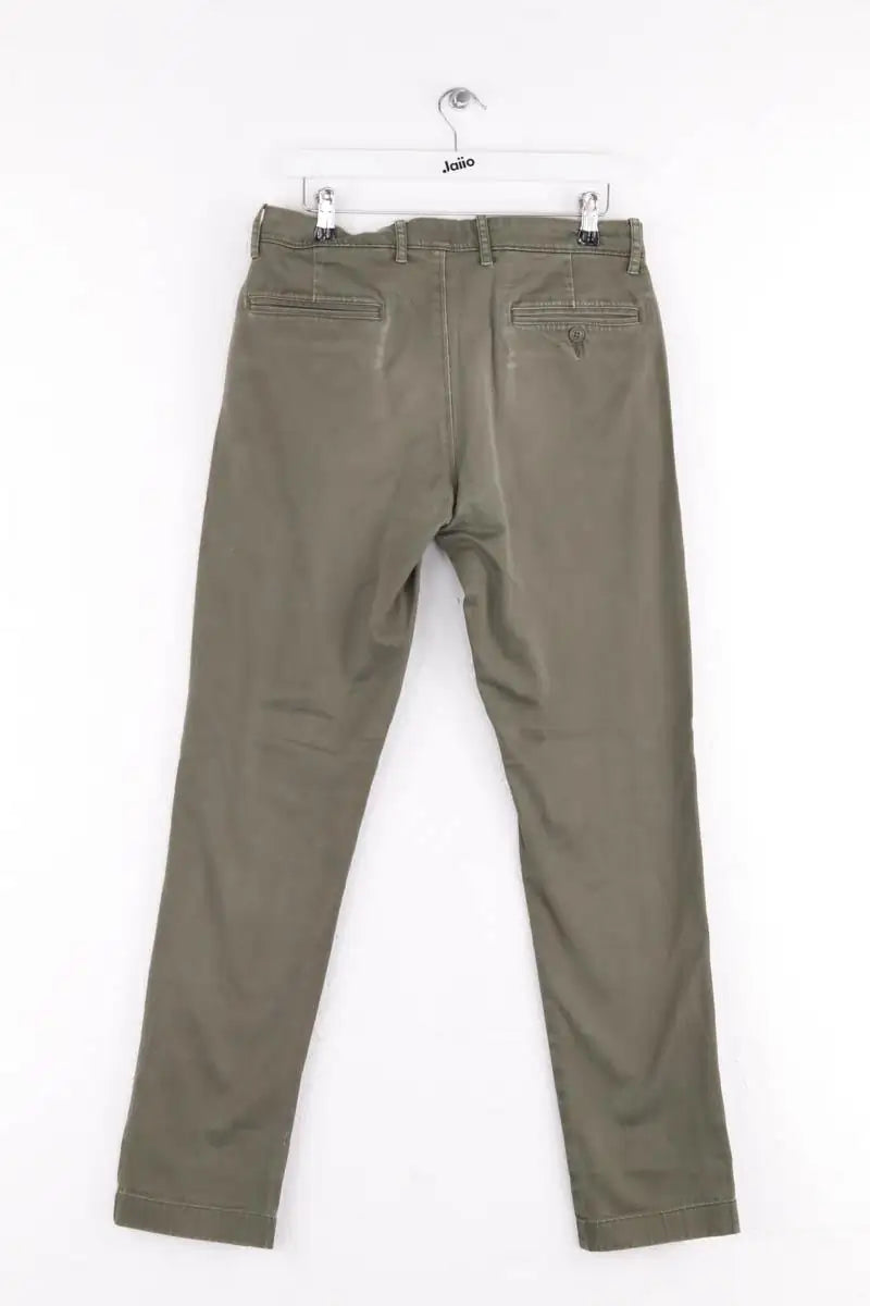 Pantalon droit J.Crew Kaki en Coton