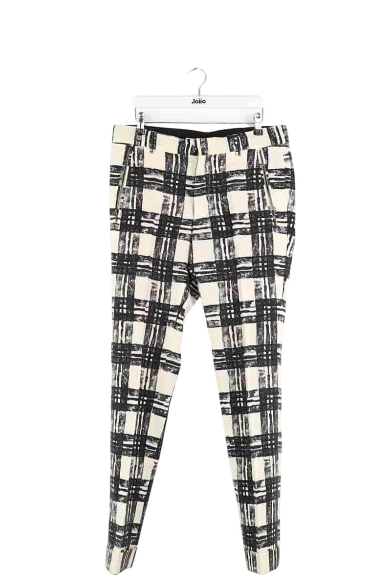Pantalon droit Jean Paul Gaultier Blanc en Laine, taille XXL - Seconde Main