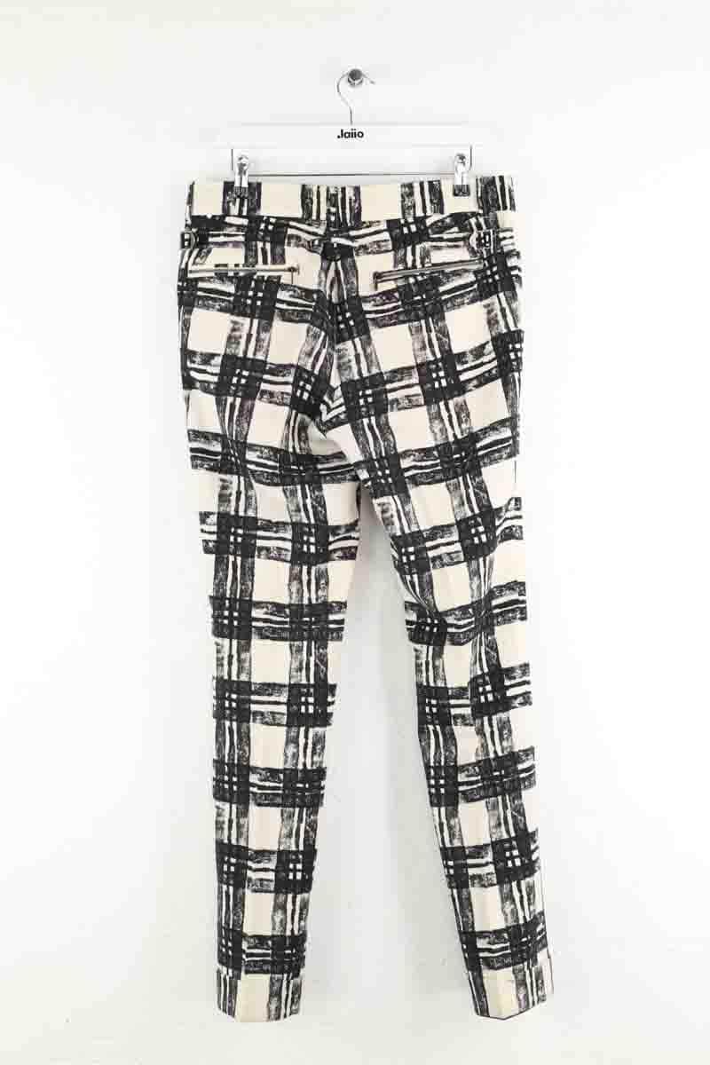 Pantalon droit Jean Paul Gaultier Blanc en Laine