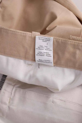 Pantalon droit Joseph Beige en Coton