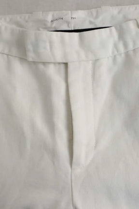 Pantalon droit Joseph Blanc en Coton