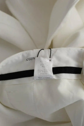 Pantalon droit Joseph Blanc en Coton