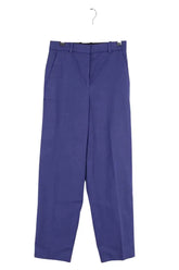 Pantalon droit Joseph Bleu en Lin, taille XS - Seconde Main