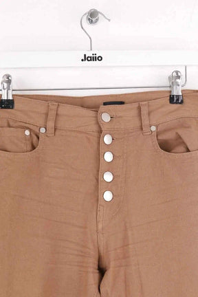 Pantalon droit Joseph Marron en Viscose