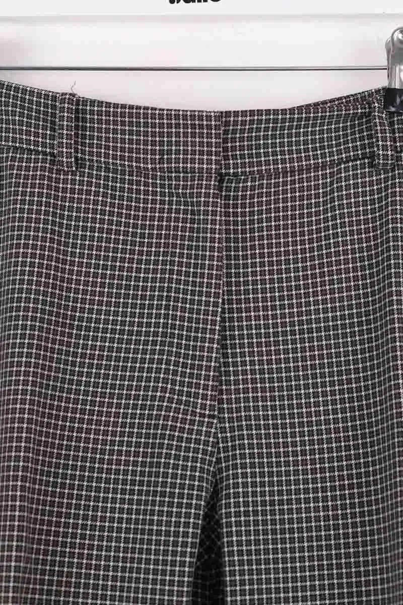 Pantalon droit Joseph Noir en Viscose