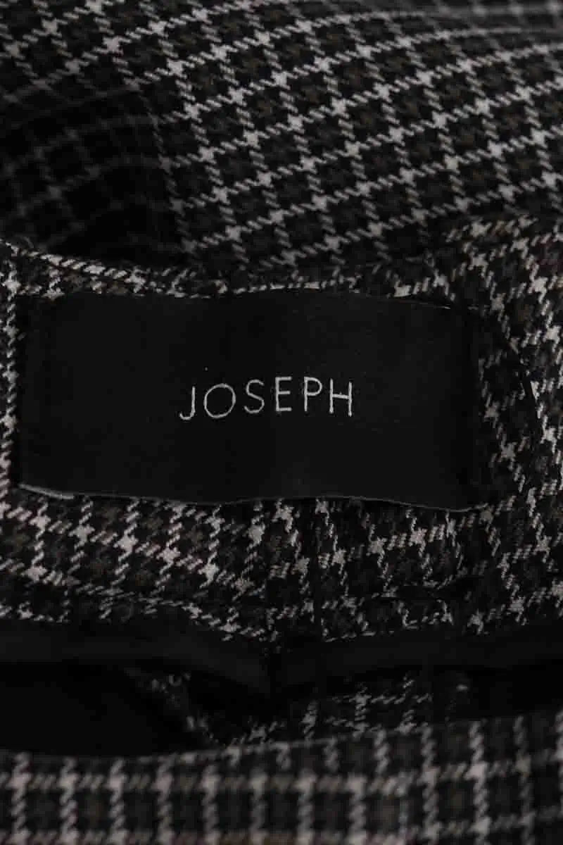 Pantalon droit Joseph Noir en Viscose