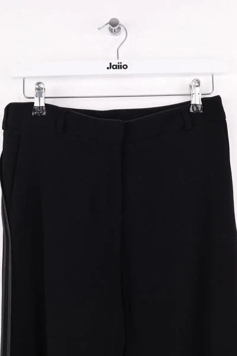 Pantalon droit Joseph Noir en Viscose