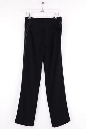 Pantalon droit Joseph Noir en Viscose