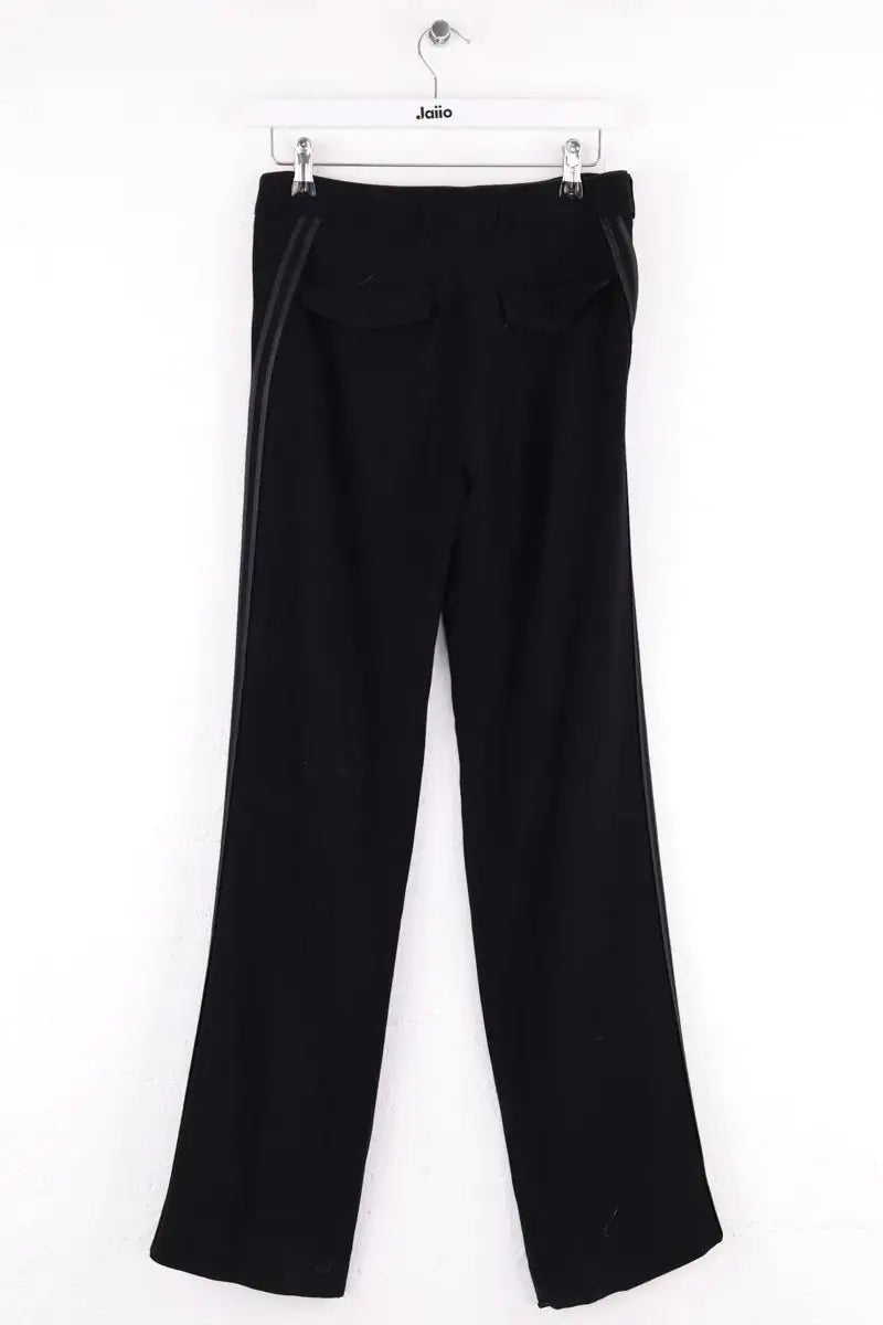 Pantalon droit Joseph Noir en Viscose