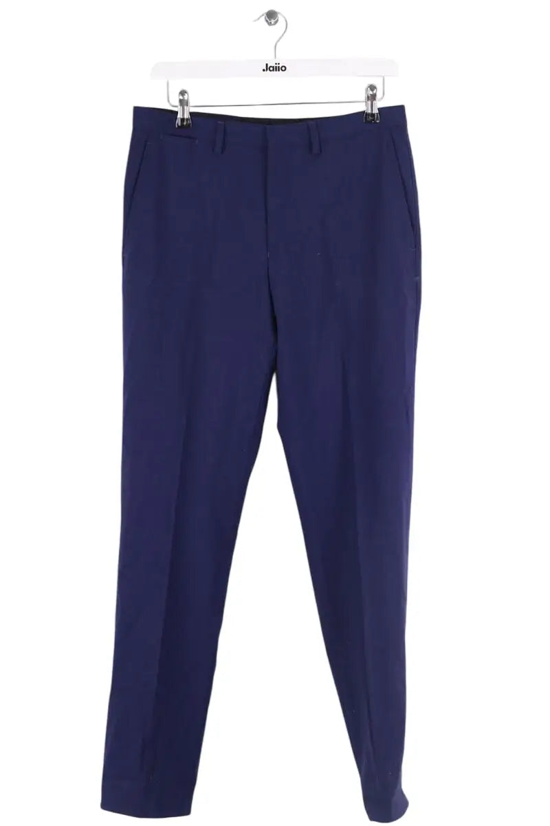 Pantalon droit Kenzo Bleu en Laine, taille M - Seconde Main
