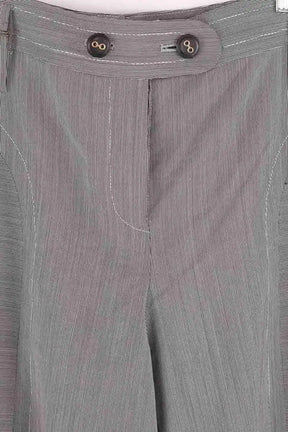 Pantalon droit Kenzo Gris en Synthétique
