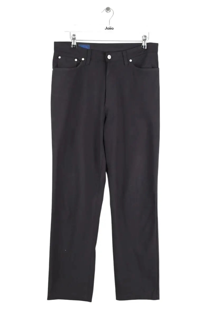 Pantalon droit Kenzo Noir en Synthétique, taille XL - Seconde Main