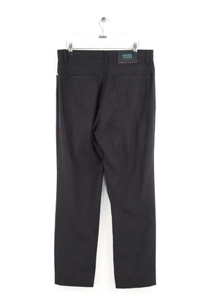 Pantalon droit Kenzo Noir en Synthétique