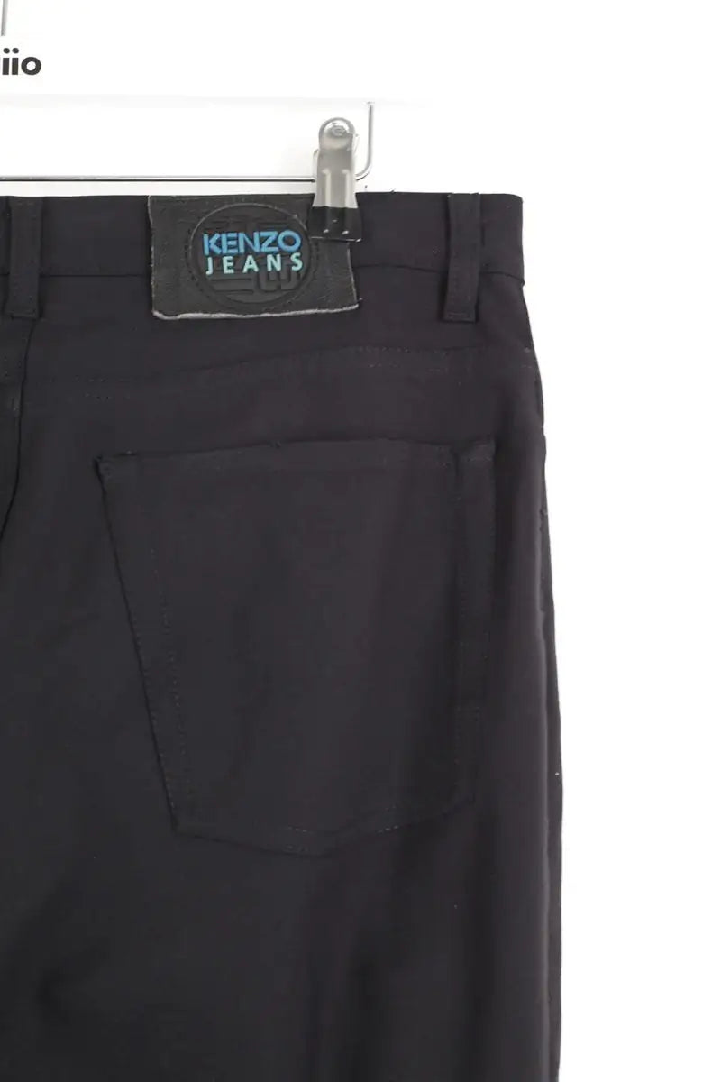 Pantalon droit Kenzo Noir en Synthétique