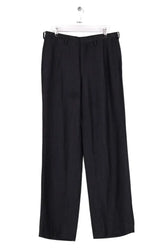 Pantalon droit Kenzo Noir en Synthétique, taille XL - Seconde Main