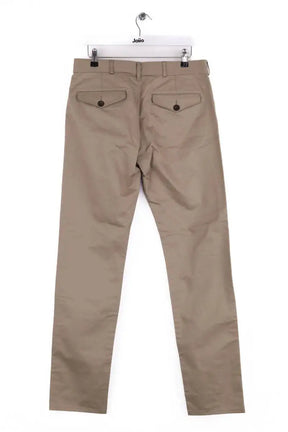 Pantalon droit Kitsuné Beige en Coton