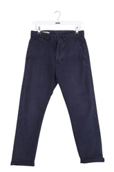 Pantalon droit Kitsuné Bleu en Coton, taille S - Seconde Main