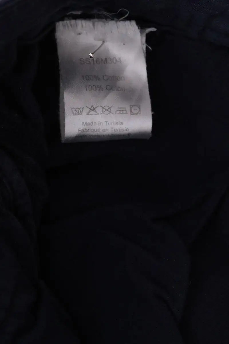 Pantalon droit Kitsuné Bleu en Coton