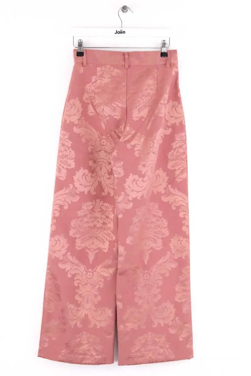 Pantalon droit La Veste Rose en Coton