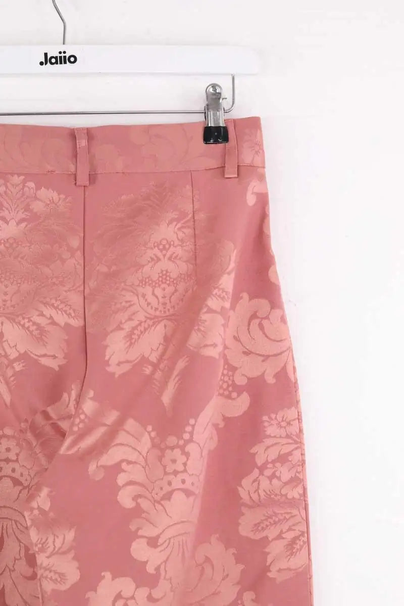 Pantalon droit La Veste Rose en Coton