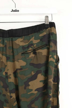 Pantalon droit Laurence Doligé Kaki en Viscose