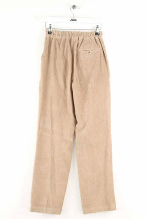 Pantalon droit Leon & Harper Camel en Coton