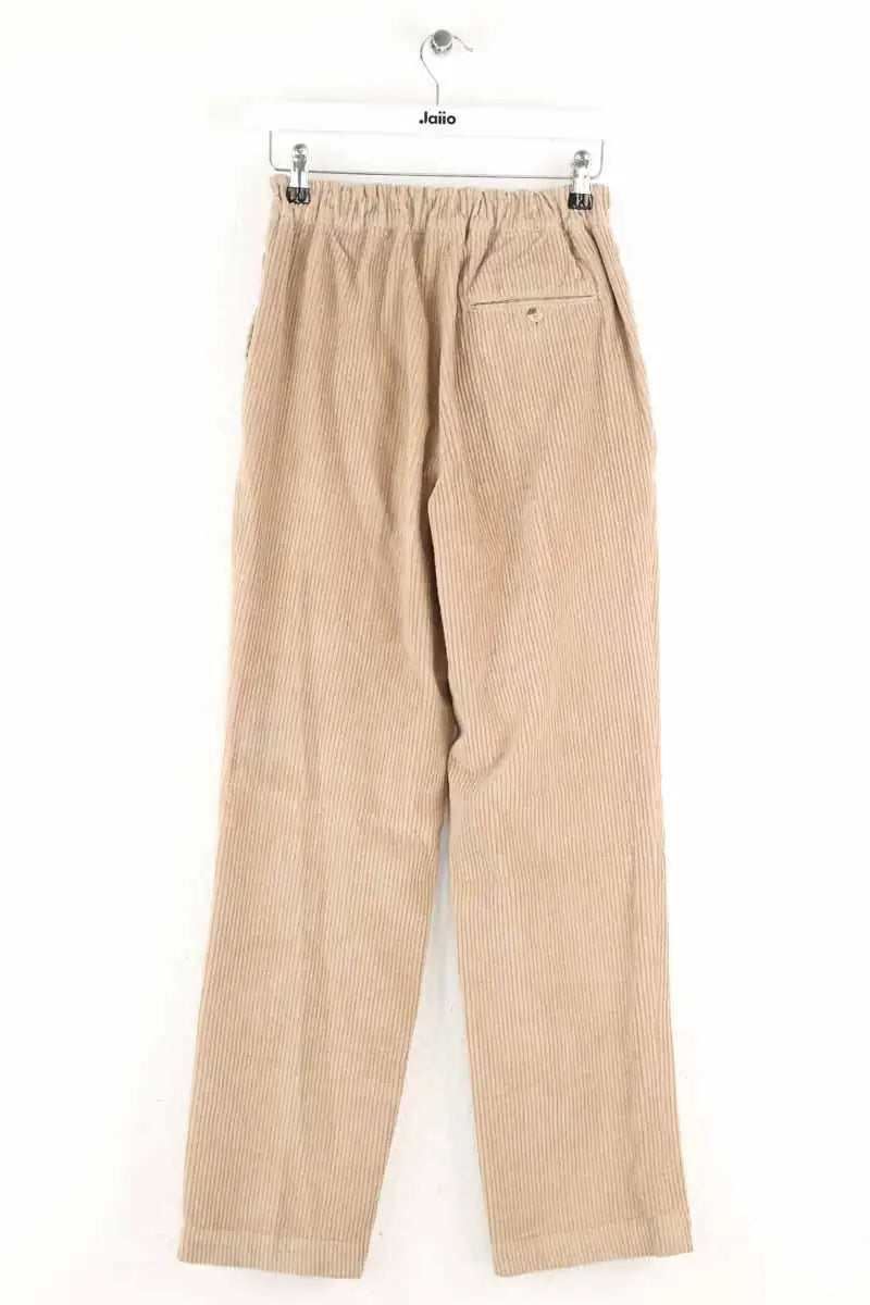 Pantalon droit Leon & Harper Camel en Coton
