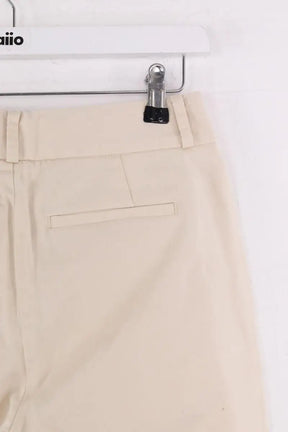 Pantalon droit Lepantalon Beige en Coton