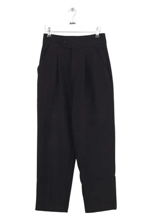 Pantalon droit Lepantalon Noir en Synthétique, taille S - Seconde Main