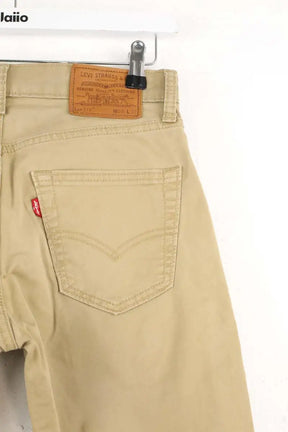 Pantalon droit Levi's Beige en Coton