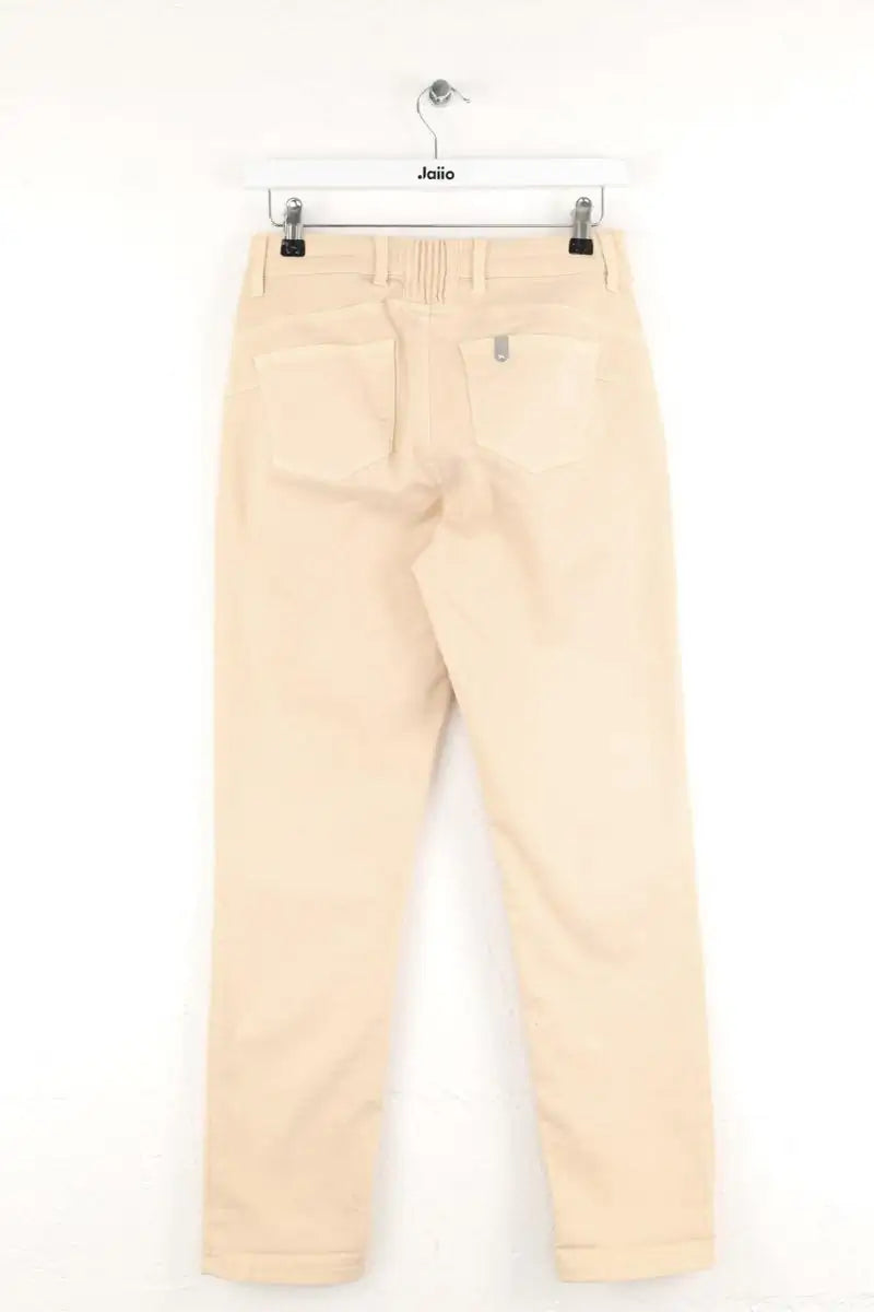 Pantalon droit Liu Jo Beige en Coton