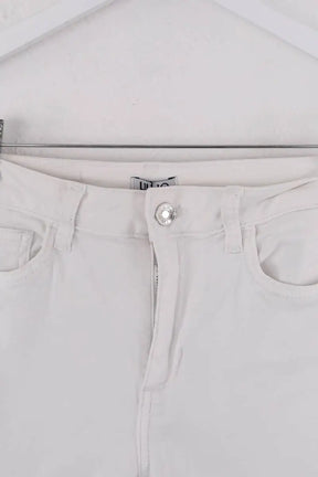 Pantalon droit Liu Jo Blanc en Coton