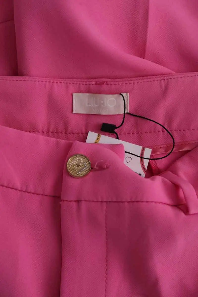 Pantalon droit Liu Jo Rose en Synthétique