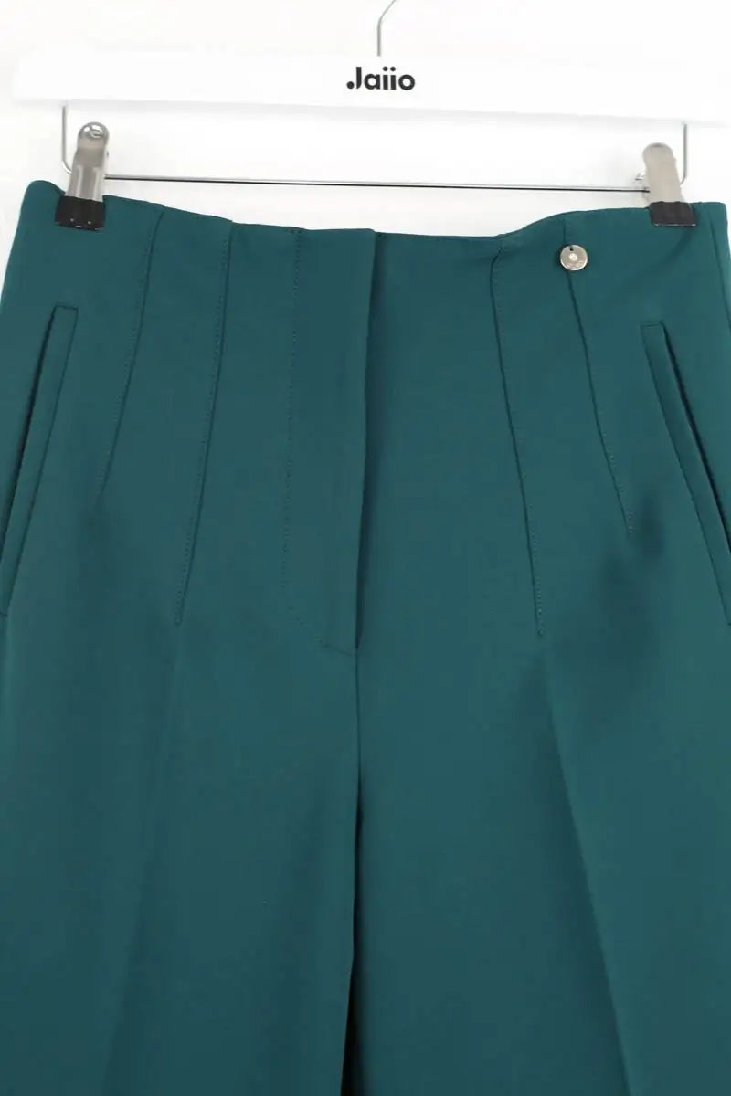 Pantalon droit Liu Jo Vert en Synthétique