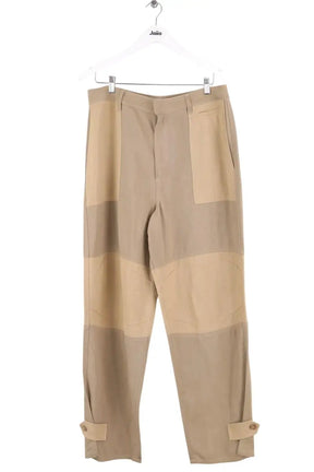 Pantalon droit Loewe Camel en Synthétique, taille XL - Seconde Main
